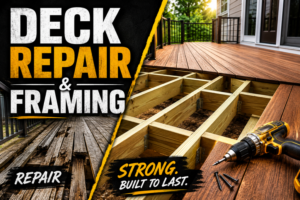 deck repairs and framing