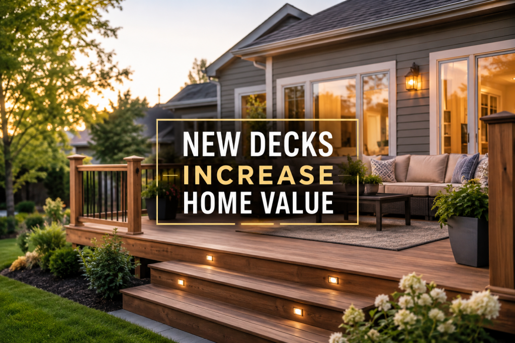 new decks increase home value