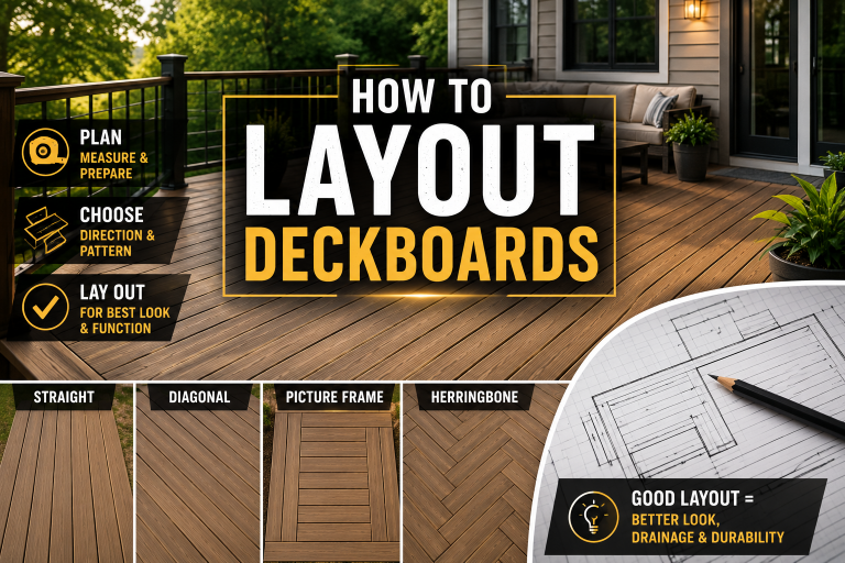 how to laydown deckboards