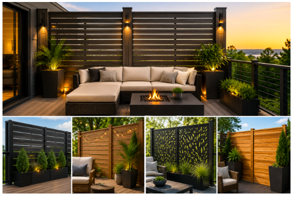privacy wall divider banner