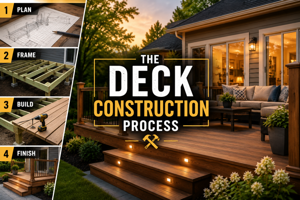 deck construction process banner