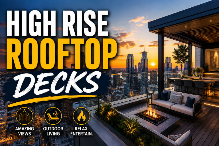 rooftop highrise decks